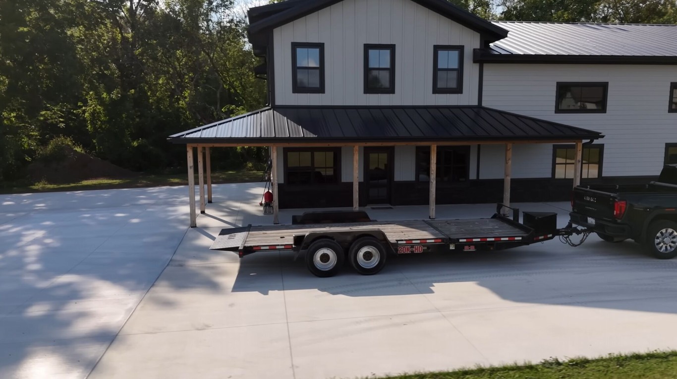 Professional concrete driveway installation in Benton, Arkansas